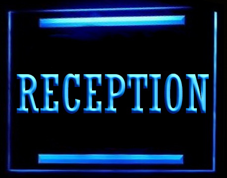 Reception Motel Hotel Neon Light Sign